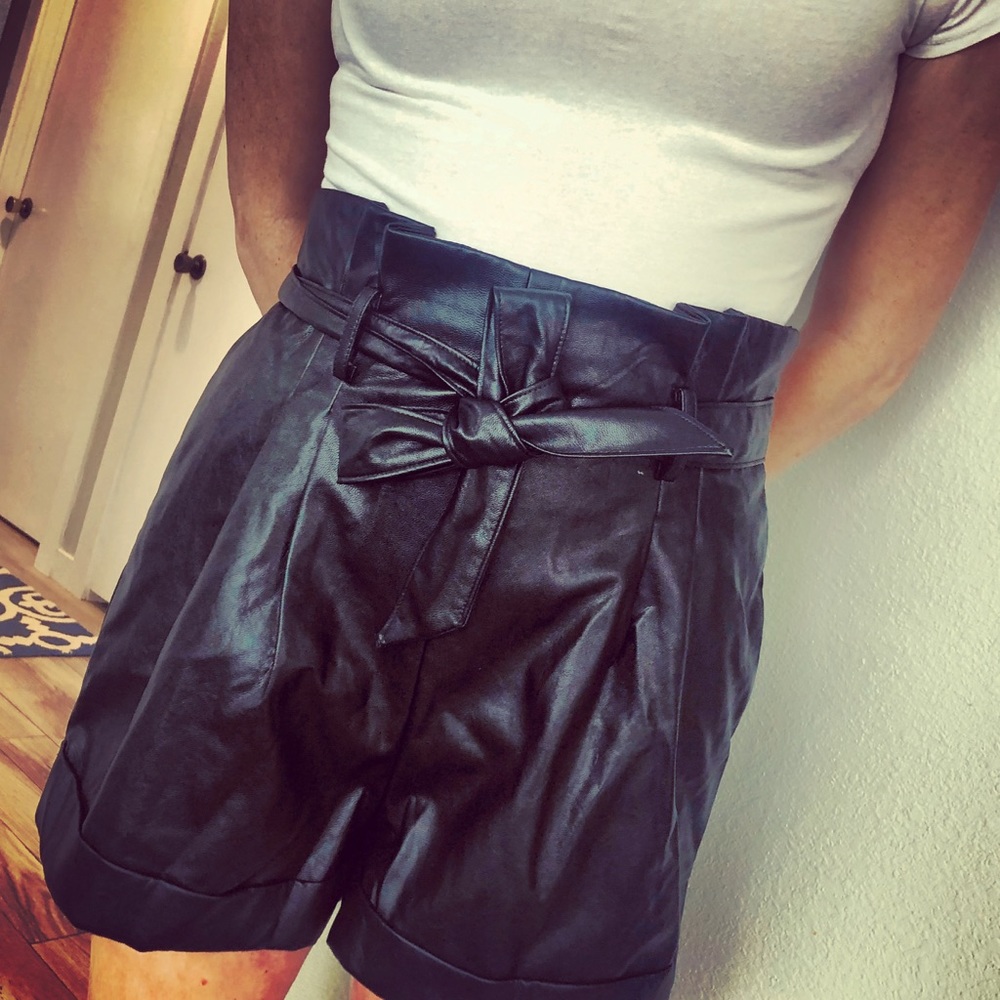 EXPRESS Pleather Shorts